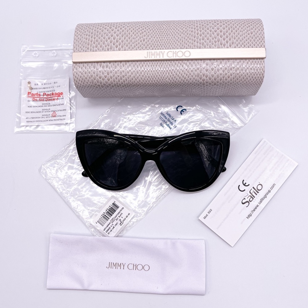 NEW JIMMY CHOO CAT EYE WOMEN SUNGLASSES JIMMY CHOO - Picture 11 of 11